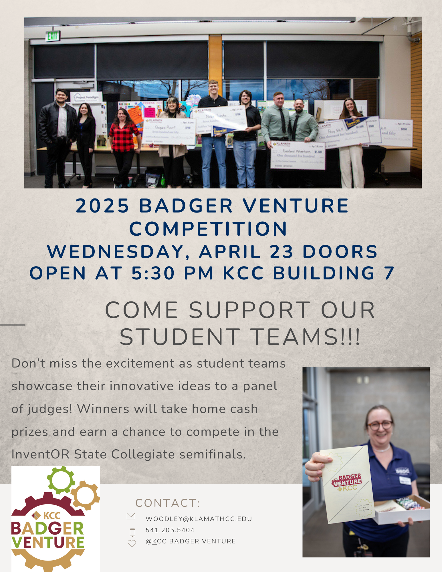 Badger Venture Save the Date April 23