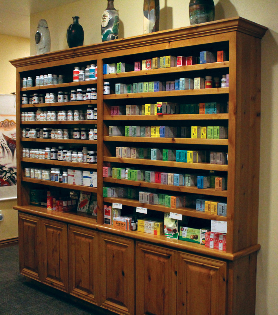 The clinic has a full range of herbal supplements that can  be given to patients to improve healing.