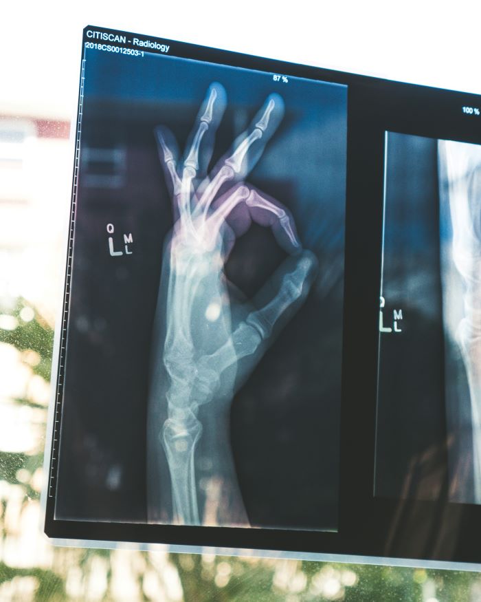 Medical records and patient documentation on a computer screen