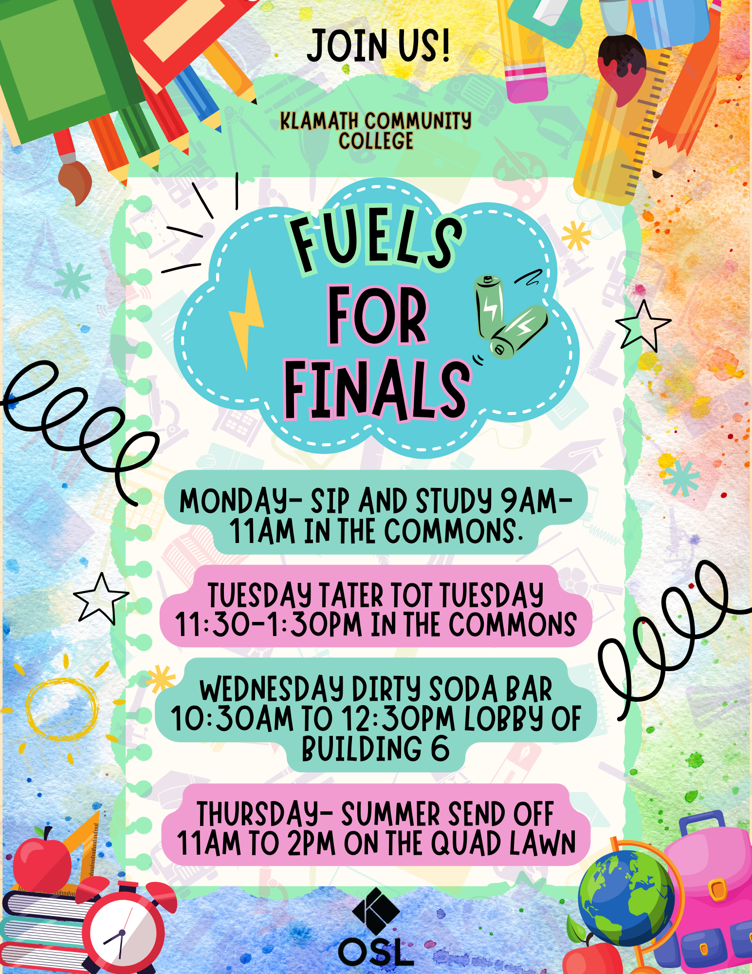 Fuel for Finals: Dirty Soda Bar